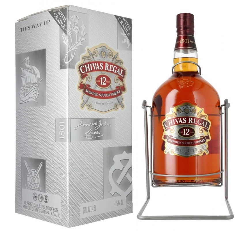 Están familiarizados llave inglesa Arreglo ✓ Compra whisky Chivas Regal 12 Años 4,5 litros columpio | Vinorea