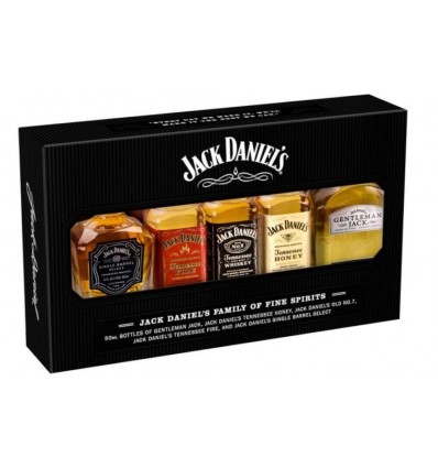 JACK DANIEL'S FAMILY MINI PACK (5X0,05cl)