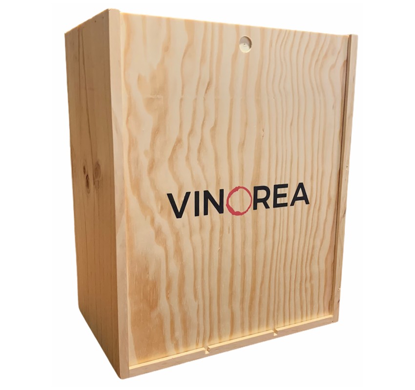 Caja madera regalo para 6 botellas vino