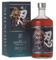 WHISKY SHINOBU 10 años JAPANESE OLD PURE MIZUNARA OAK Finish