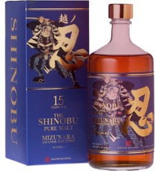 WHISKY SHINOBU 15 años JAPANESE OLD PURE MIZUNARA OAK Finish