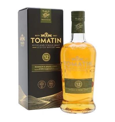 TOMATIN 12 AÑOS BOURBON & SHERRY CASKS 1 LITRO