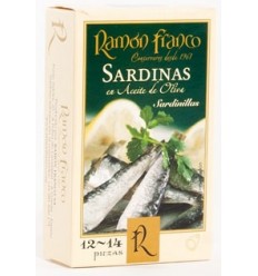 SARDINILLA RAMON FRANCO EN ACEITE DE OLIVA 12-14 PIEZAS