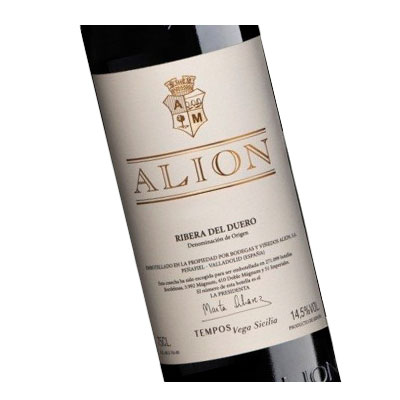 Etiqueta Bodegas Alión en Vinorea